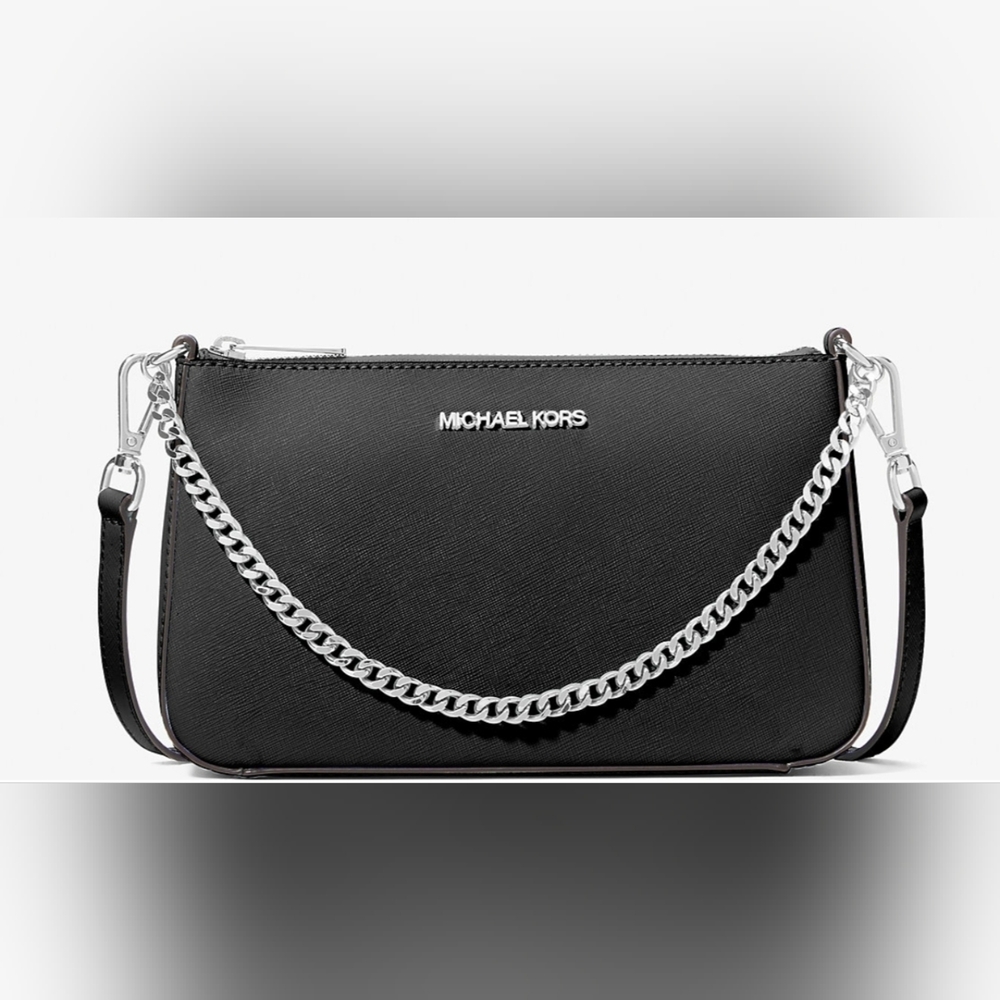 Jet Set Medium Michael Kors Saffiano Leather Crossbody Bag, EXCELLENT condition